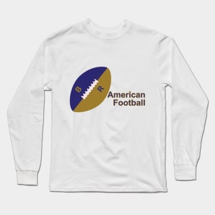 American football ball with text Long Sleeve T-Shirt